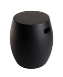 Hector - Table D'Appoint De Jardin - Béton - Noir