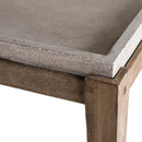 Hector - Table Basse De Jardin - Béton - Marron/Gris