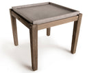Hector - Table D'Appoint De Jardin - Béton - Marron/Gris
