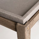 Hector - Table D'Appoint De Jardin - Béton - Marron/Gris