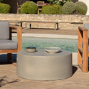 Hector - Table Basse De Jardin - Béton - Gris