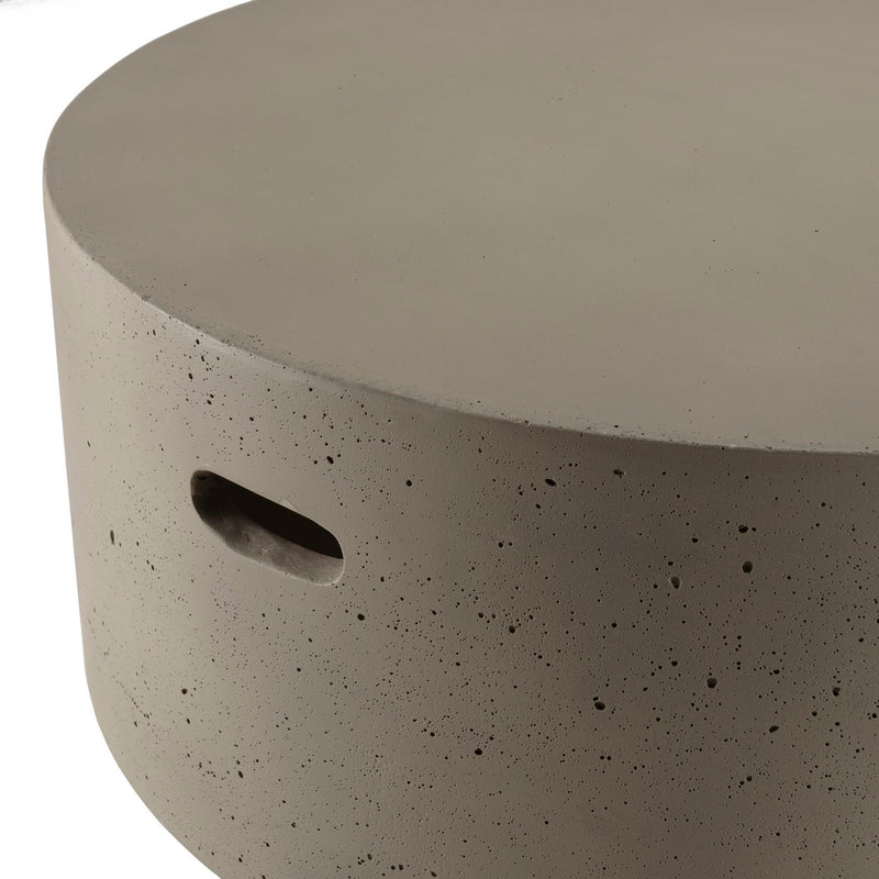 Hector - Table Basse De Jardin - Béton - Gris