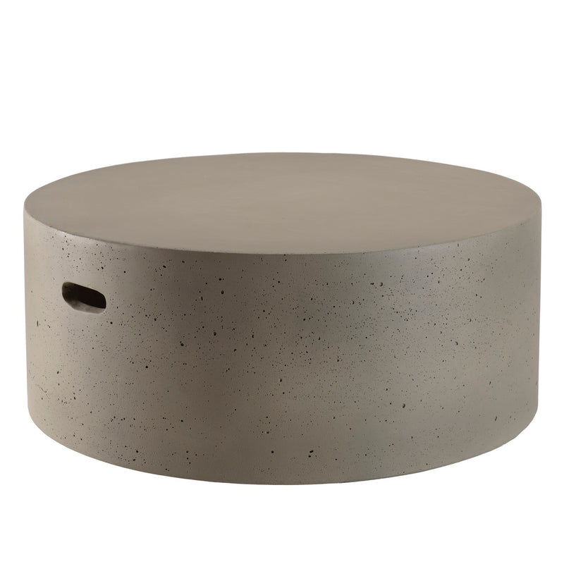 Hector - Table Basse De Jardin - Béton - Gris