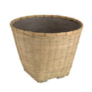 Hector - Pot De Fleur - Bambou - Gris/Bois Clair