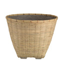 Hector - Pot De Fleur - Bambou - Gris/Bois Clair