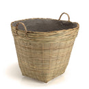 Hector - Pot De Fleur - Bambou - Gris/Bois Clair