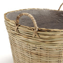 Hector - Pot De Fleur - Bambou - Gris/Bois Clair