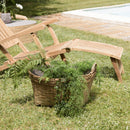 Hector - Pot De Fleur - Bambou - Gris/Bois Clair