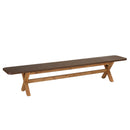 Nestor - Banc De Jardin - Fibre De Ciment/Acacia - Marron