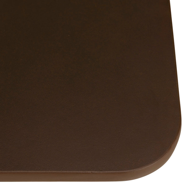 Nestor - Ensemble Table Et Bancs - Fibre De Ciment/Acacia - Marron