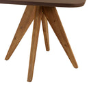 Nestor - Table À Manger De Jardin - Fibre De Ciment/Acacia - Marron
