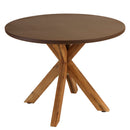 Nestor - Table À Manger De Jardin - Fibre De Ciment/Acacia - Marron