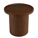 Nestor - Table D'Appoint De Jardin - Fibre De Ciment - Marron