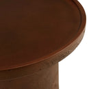 Nestor - Table D'Appoint De Jardin - Fibre De Ciment - Marron