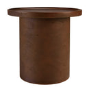Nestor - Table D'Appoint De Jardin - Fibre De Ciment - Marron