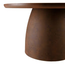 Nestor - Table Basse De Jardin - Fibre De Ciment - Marron