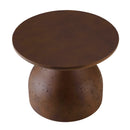 Nestor - Table Basse De Jardin - Fibre De Ciment - Marron