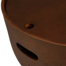 Nestor - Table Basse De Jardin - Fibre De Ciment - Marron