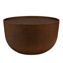 Nestor - Table Basse De Jardin - Fibre De Ciment - Marron