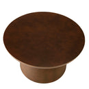 Nestor - Table Basse De Jardin - Fibre De Ciment - Marron