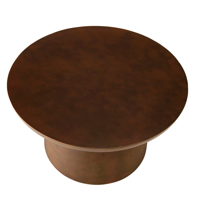 Nestor - Table Basse De Jardin - Fibre De Ciment - Marron