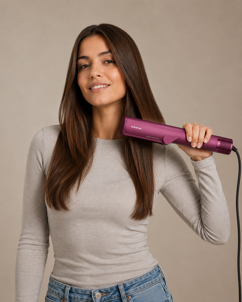Seche-Cheveux/Lisseur Slim Look Duo - Violet