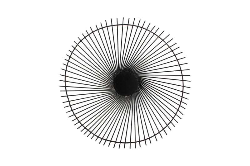 Iris - Panier Métallique Twisted - Métal - Noir