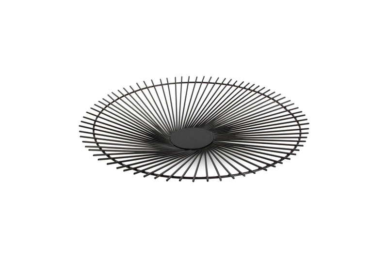 Iris - Panier Métallique Twisted - Métal - Noir