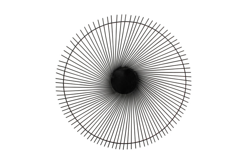 Iris - Panier Métallique Twisted - Métal - Noir