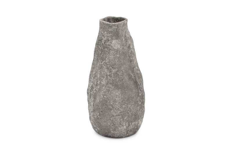 Cave - Vase Anthracite - Grès - Gris