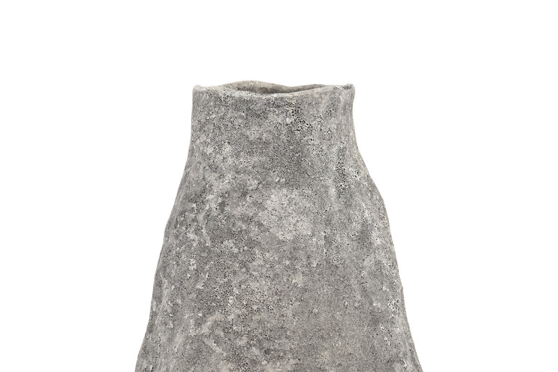 Cave - Vase Anthracite - Grès - Gris