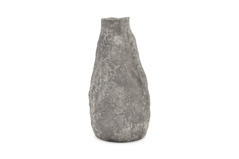 Cave - Vase Anthracite - Grès - Gris