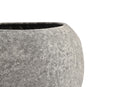 Cave - Plat Décoratif Anthracite - Grès - Gris