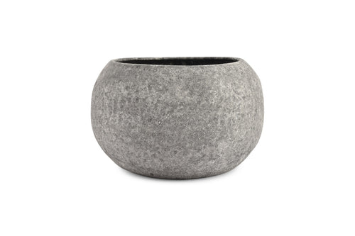 Cave - Plat Décoratif Anthracite - Grès - Gris