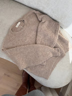 Taupe Jade Knitted Sweater