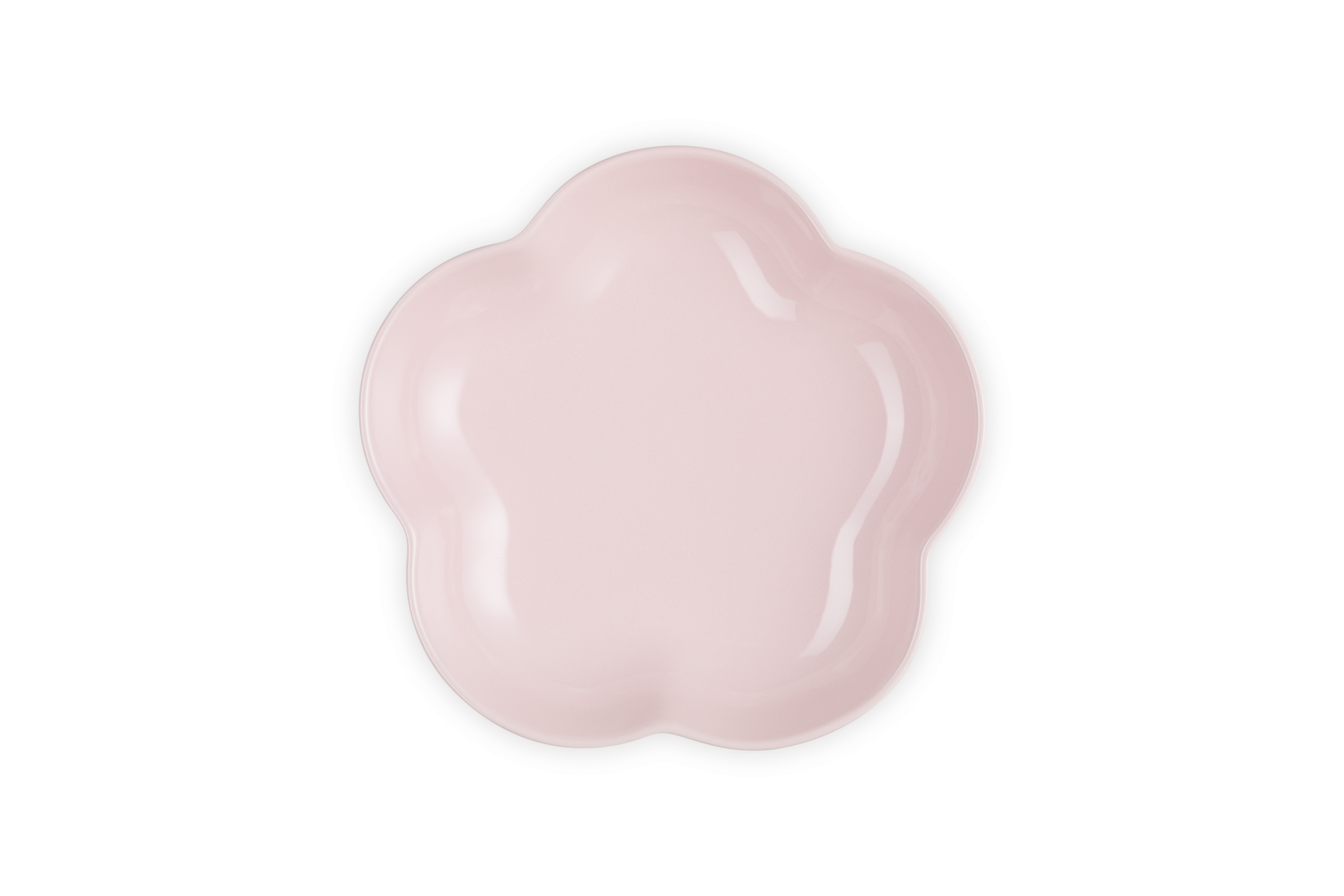 Plat Fleur Céramique - 21Cm - Chiffon Pink