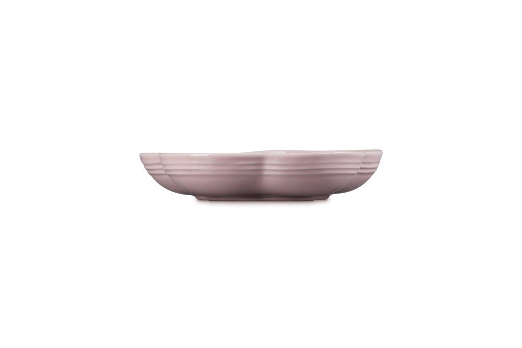 Plat Fleur Céramique - 21Cm - Chiffon Pink