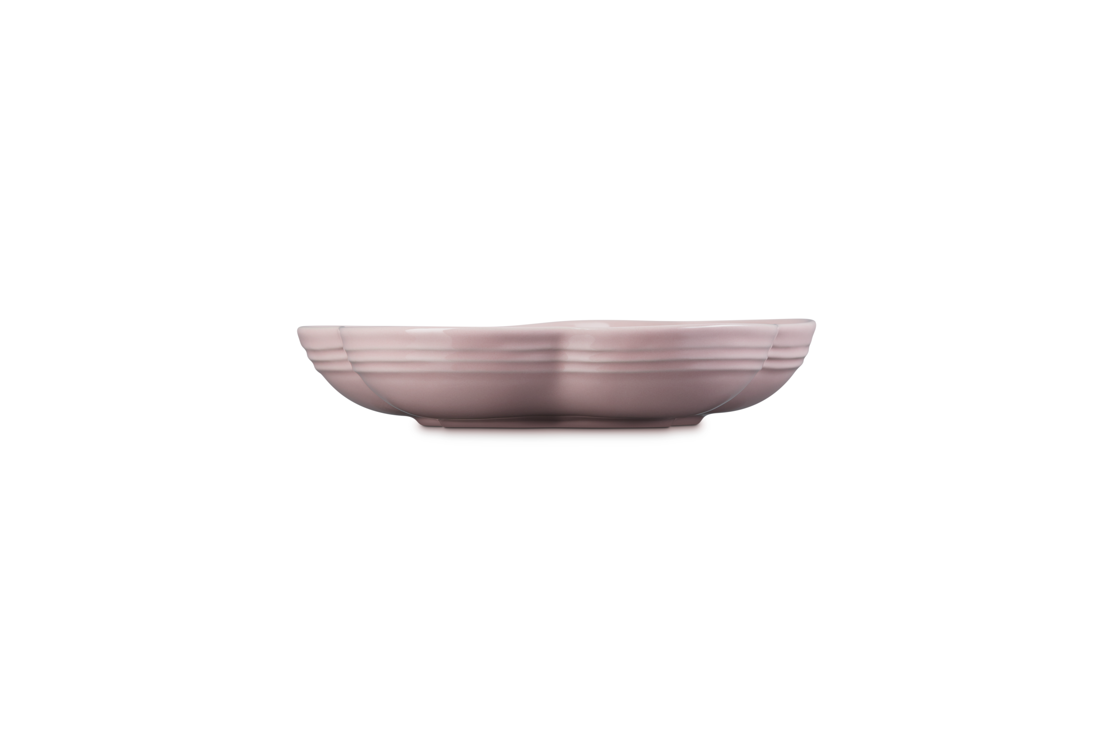 Plat Fleur Céramique - 21Cm - Chiffon Pink