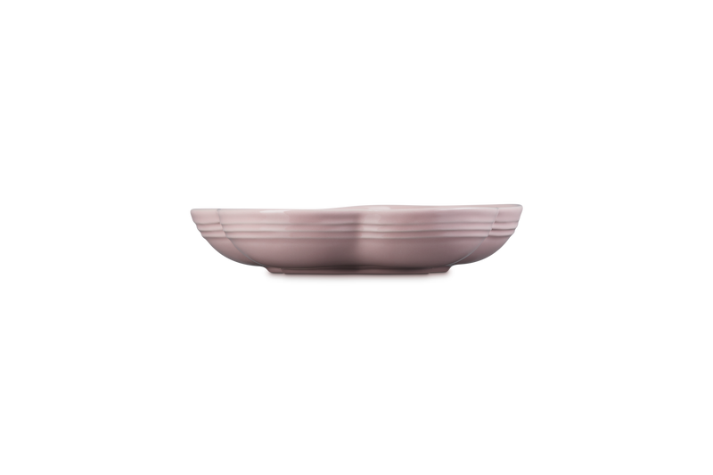 Plat Fleur Céramique - 21Cm - Chiffon Pink