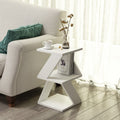 Albeni - 3 Level Sofa End - White