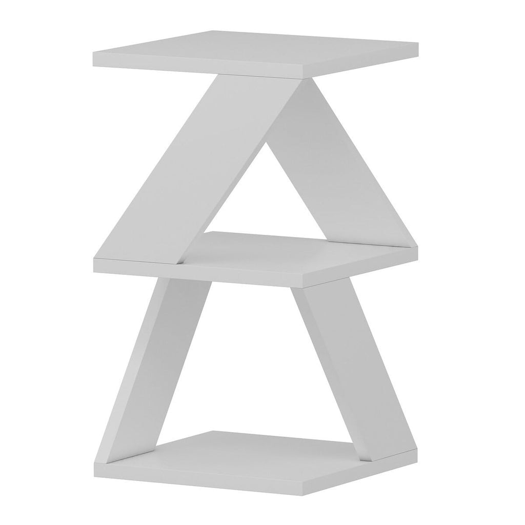 Albeni - 3 Level Sofa End - White