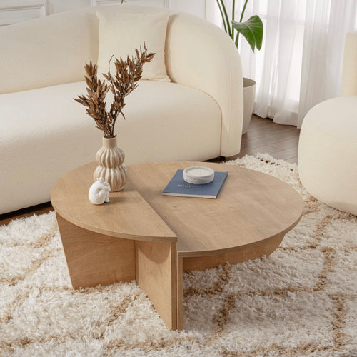 Table Basse Multiniveaux - Podium - Beige