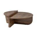 Table Basse Multiniveaux - Podium - Bois Foncé