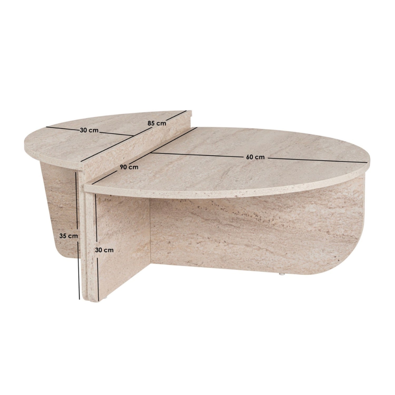 Orion - Lot De 2 Tables Basses