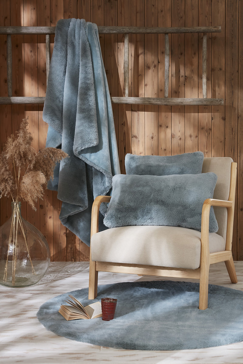 Plaid - Sven - Bleu Arctique