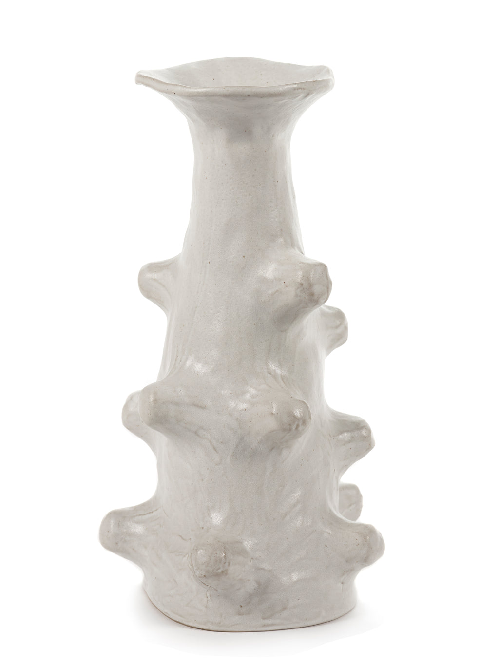 Marie Billy - Vase 03 - L - Grès - Blanc