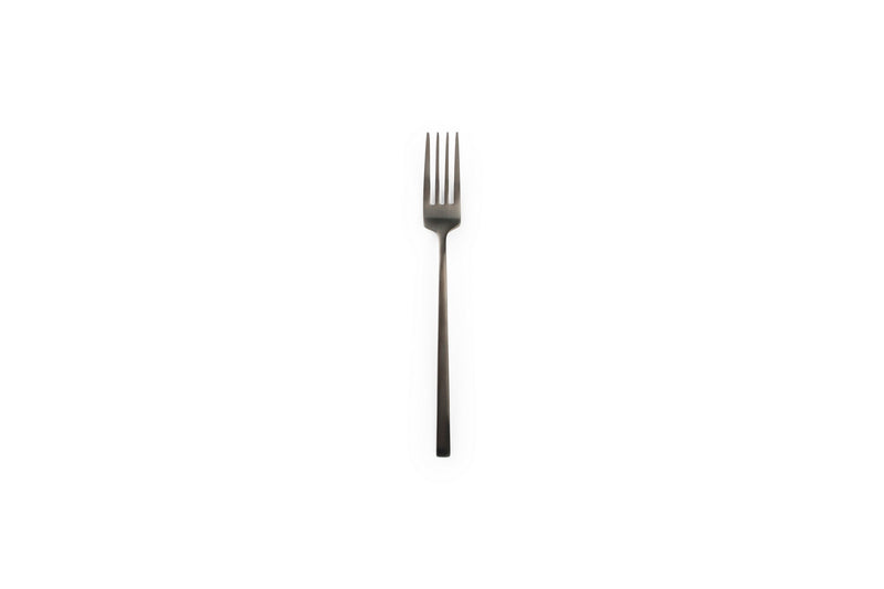 Terno - Set De 6 Fourchettes À Dessert - Inox - Noir