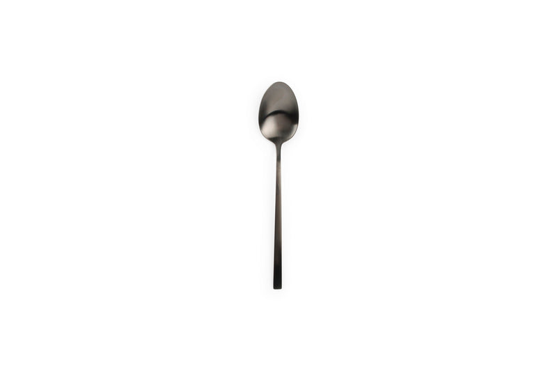 Terno - Set De 6 Cuillères À Dessert - Inox - Noir
