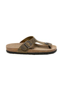 Sandalias caqui - Hombre