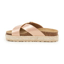 Sandalias salmón - Mujer